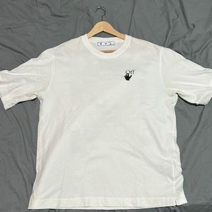 Off White Mens T shirt, white, size L